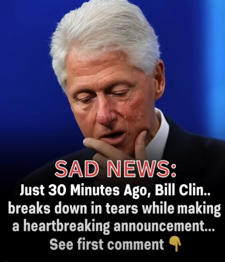 Bill Clinton Delivers Heart-Wrenching Announcement in Public Address