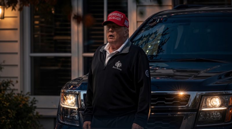 Late-Night Sighting: Trump Spotted With Mysterious Item!!
